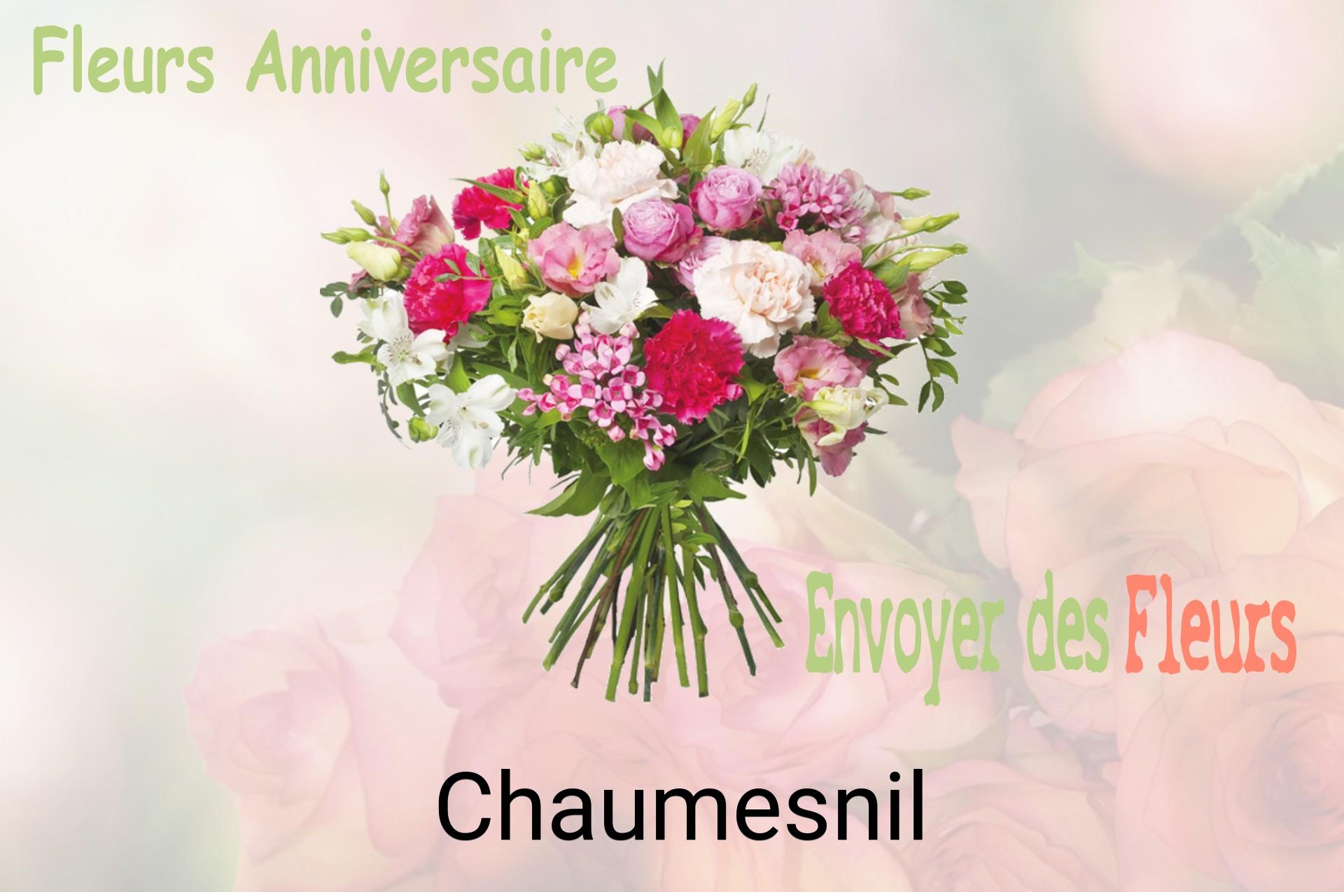Bouquet de fleurs d’anniversaire livré à Chaumesnil